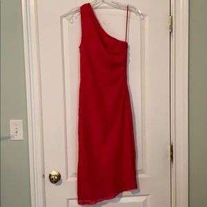 Armani exchange one shoulder dress